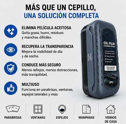 ClearDrive™ – Limpiador Profundo para Parabrisas y Vidrios