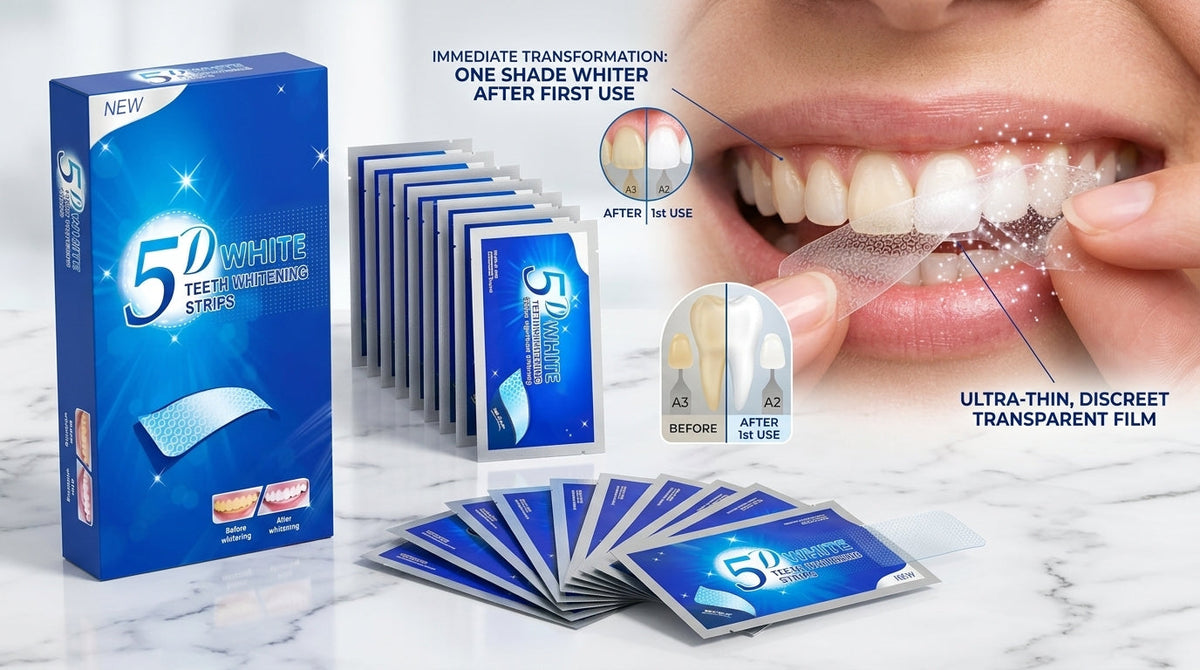 Tiras blanqueadoras dental! Sonrisa mas blanca desde el primer uso!