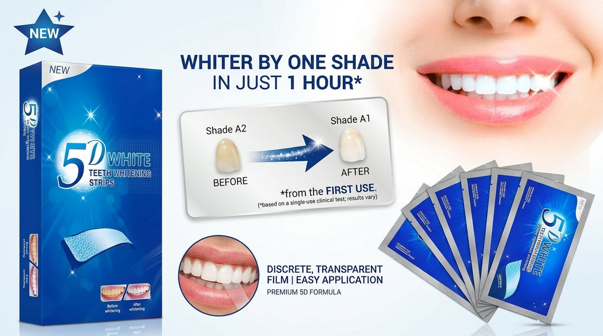 Tiras blanqueadoras dental! Sonrisa mas blanca desde el primer uso!