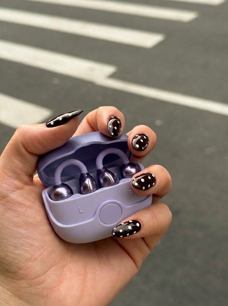 Auriculares Sport Purple On ear CLIP