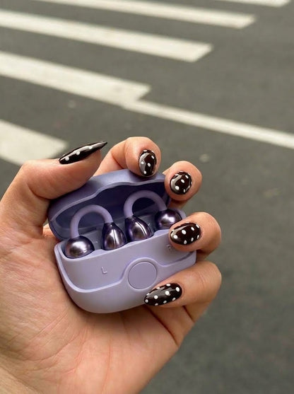 Auriculares Sport Purple On ear CLIP